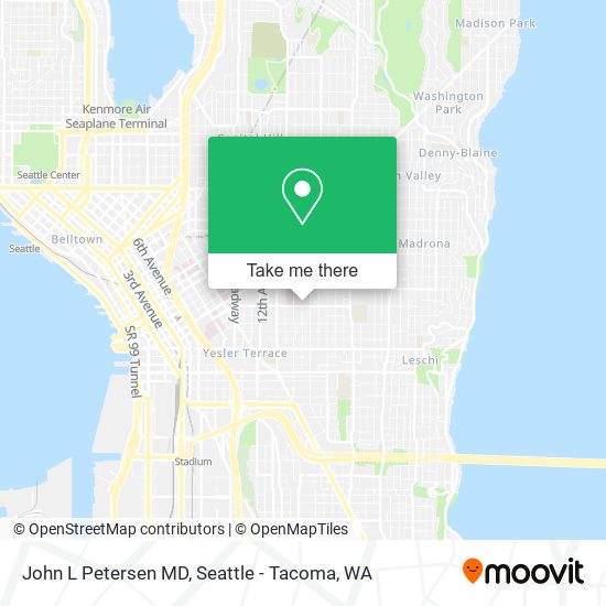 John L Petersen MD map