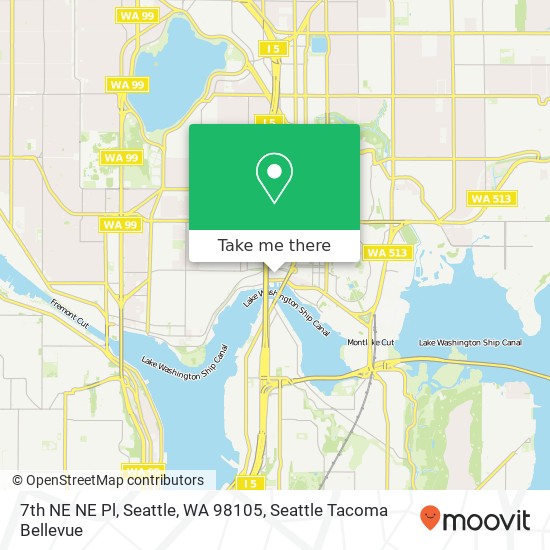 Mapa de 7th NE NE Pl, Seattle, WA 98105