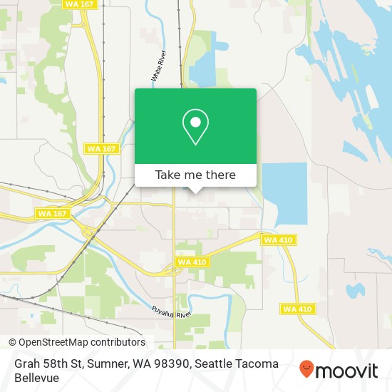 Mapa de Grah 58th St, Sumner, WA 98390