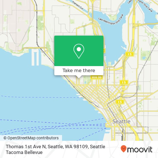 Thomas 1st Ave N, Seattle, WA 98109 map