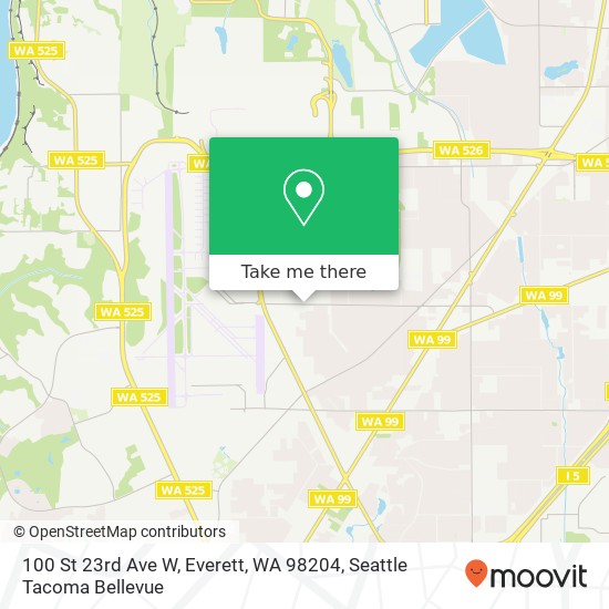 Mapa de 100 St 23rd Ave W, Everett, WA 98204