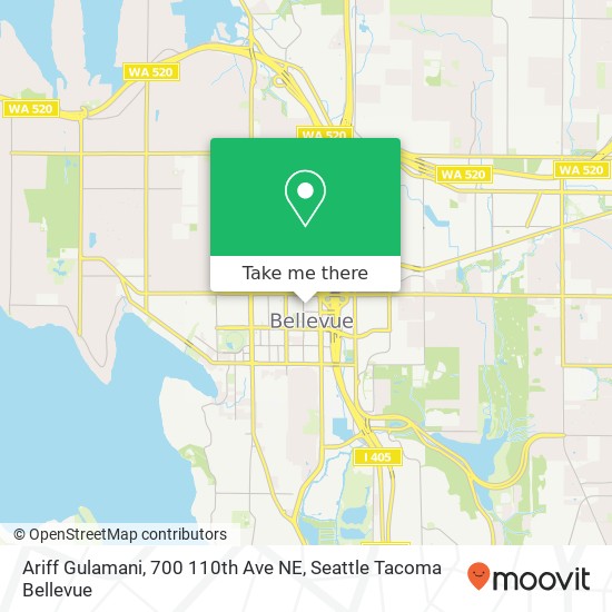 Ariff Gulamani, 700 110th Ave NE map