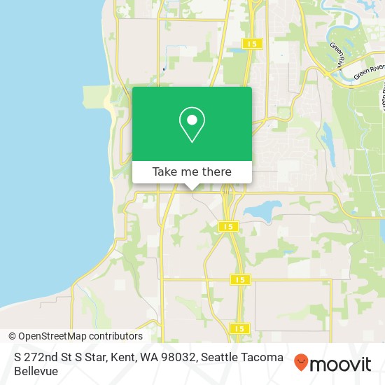 Mapa de S 272nd St S Star, Kent, WA 98032