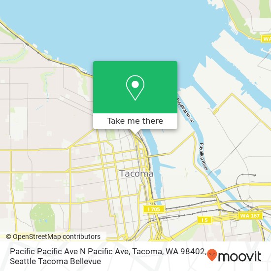 Pacific Pacific Ave N Pacific Ave, Tacoma, WA 98402 map