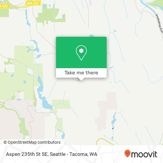 Mapa de Aspen 235th St SE, Snohomish, WA 98296