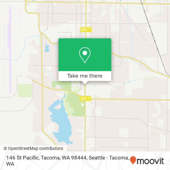 Mapa de 146 St Pacific, Tacoma, WA 98444