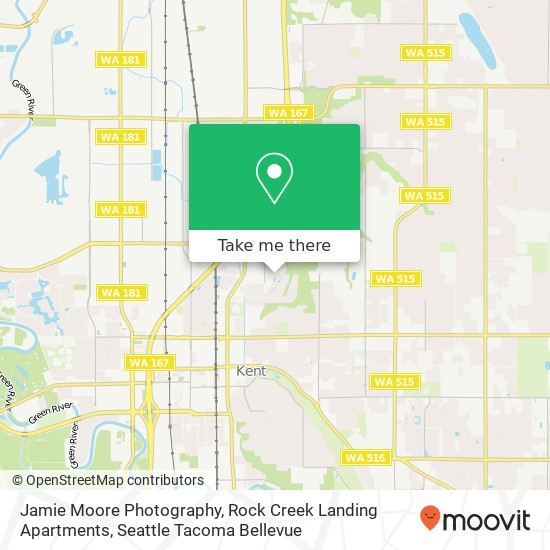 Mapa de Jamie Moore Photography, Rock Creek Landing Apartments