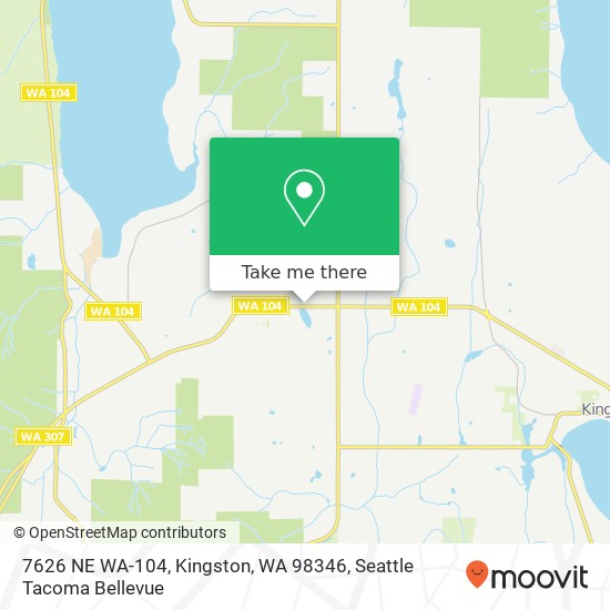 7626 NE WA-104, Kingston, WA 98346 map