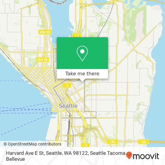 Harvard Ave E St, Seattle, WA 98122 map