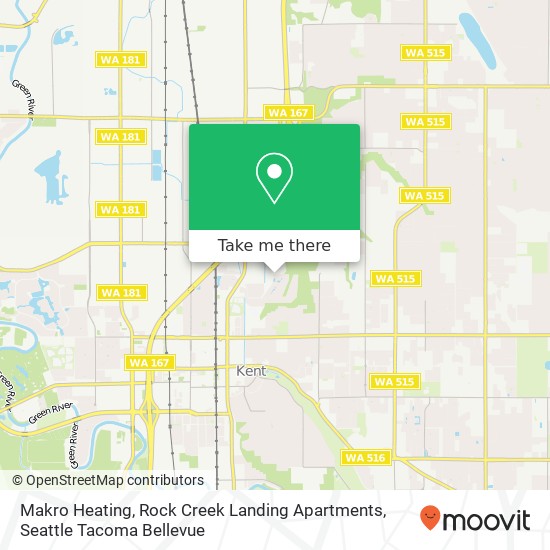 Makro Heating, Rock Creek Landing Apartments map