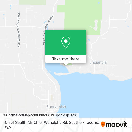 Mapa de Chief Sealth NE Chief Wahalchu Rd