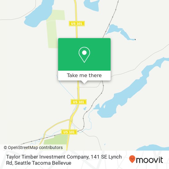 Mapa de Taylor Timber Investment Company, 141 SE Lynch Rd