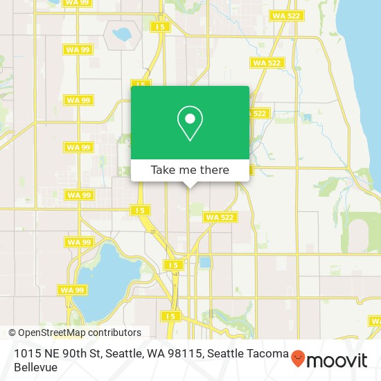 1015 NE 90th St, Seattle, WA 98115 map