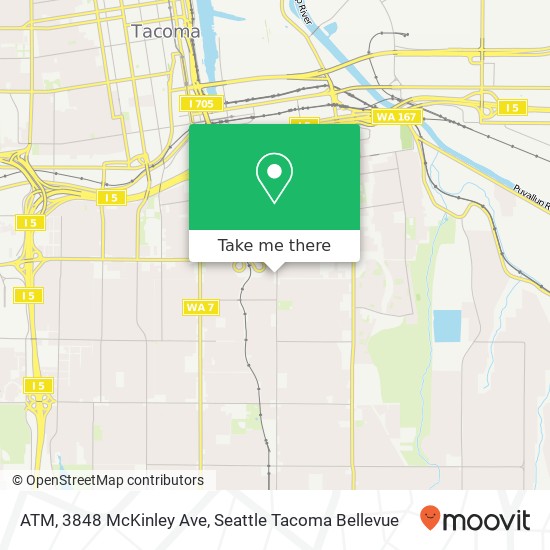 ATM, 3848 McKinley Ave map