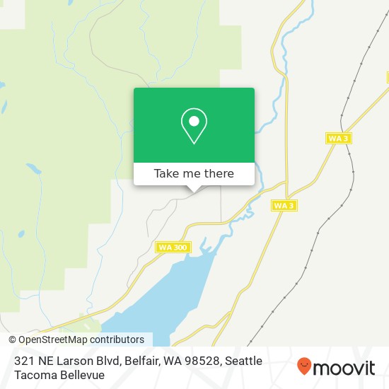 321 NE Larson Blvd, Belfair, WA 98528 map