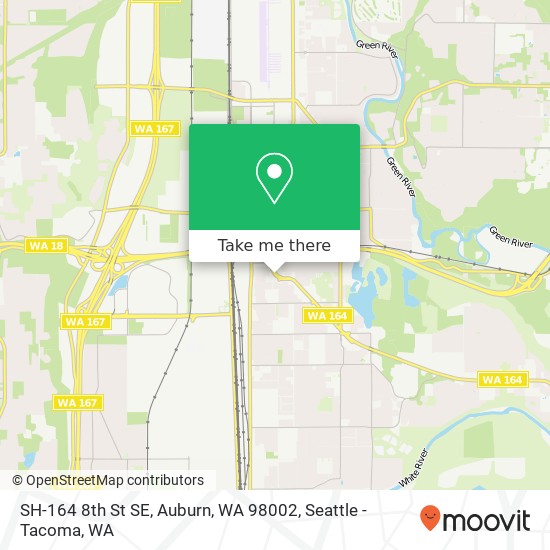 Mapa de SH-164 8th St SE, Auburn, WA 98002