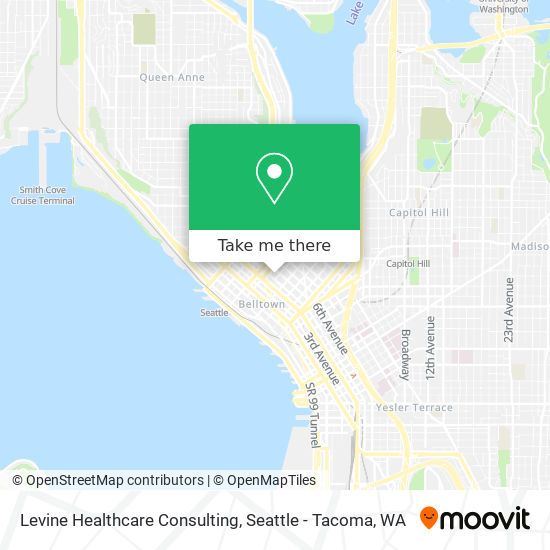 Levine Healthcare Consulting map