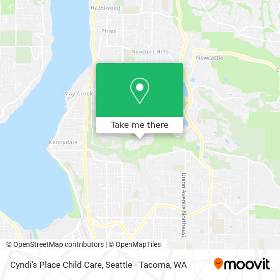 Cyndi's Place Child Care map