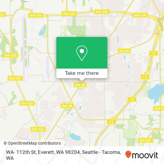 Mapa de WA- 112th St, Everett, WA 98204