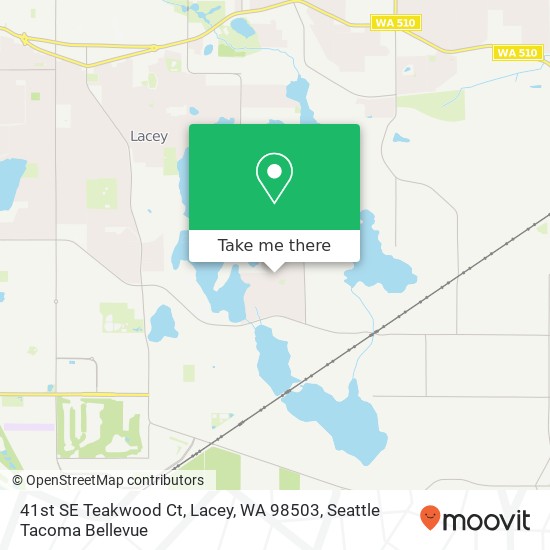 41st SE Teakwood Ct, Lacey, WA 98503 map