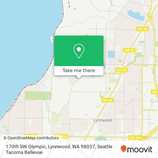 170th SW Olympic, Lynnwood, WA 98037 map