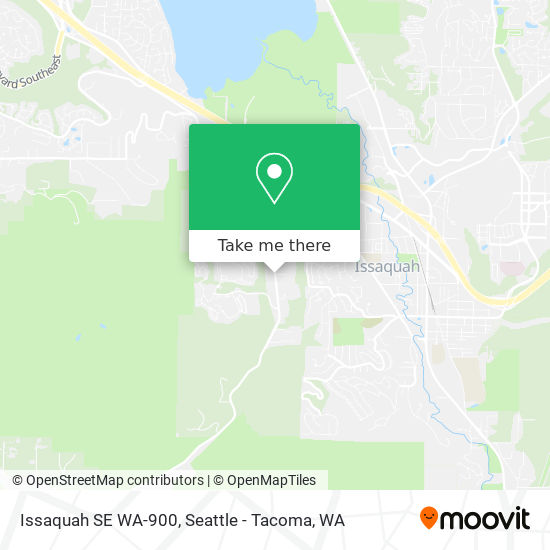 Mapa de Issaquah SE WA-900