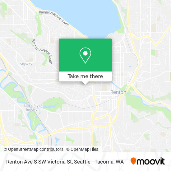 Mapa de Renton Ave S SW Victoria St