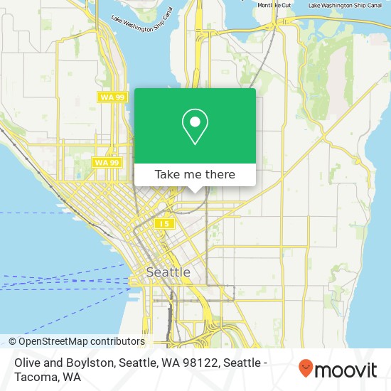Olive and Boylston, Seattle, WA 98122 map