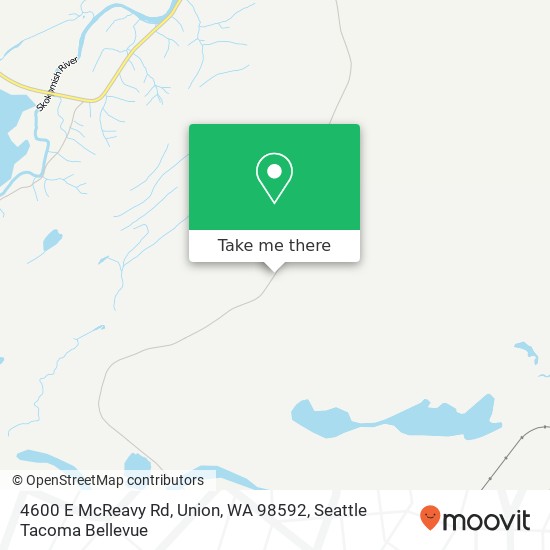 4600 E McReavy Rd, Union, WA 98592 map