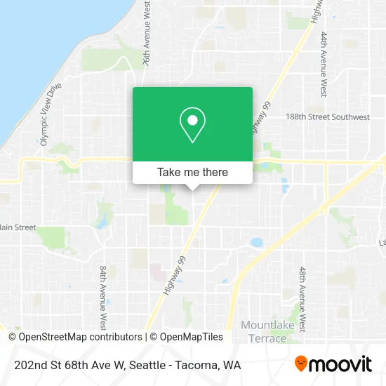 202nd St 68th Ave W map