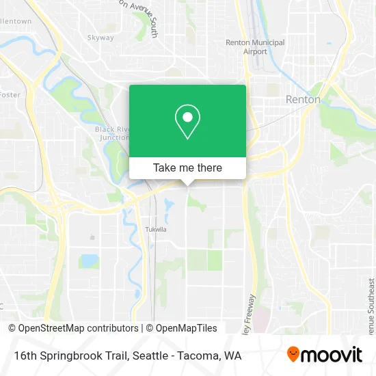 16th Springbrook Trail map