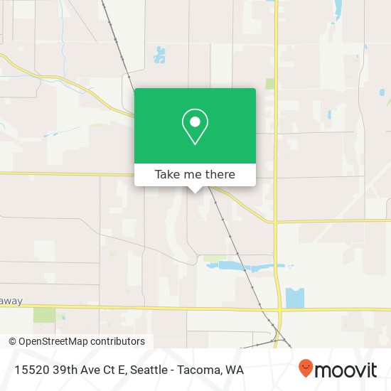 Mapa de 15520 39th Ave Ct E, Tacoma, WA 98446