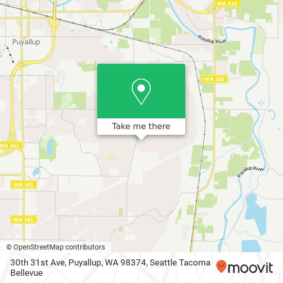 Mapa de 30th 31st Ave, Puyallup, WA 98374