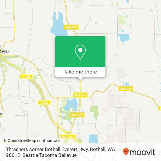 Thrashers corner Bothell Everett Hwy, Bothell, WA 98012 map