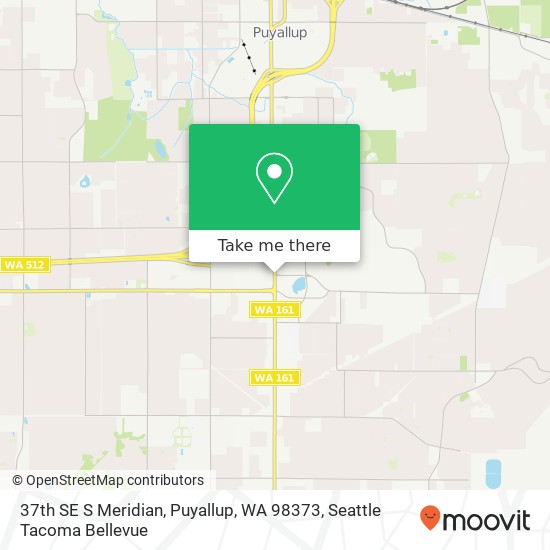 37th SE S Meridian, Puyallup, WA 98373 map