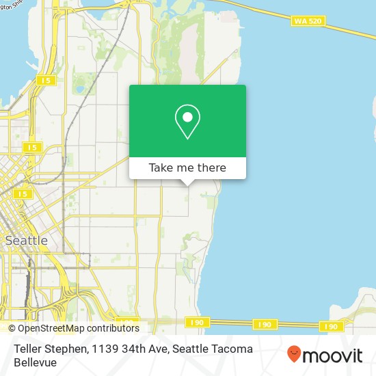 Mapa de Teller Stephen, 1139 34th Ave