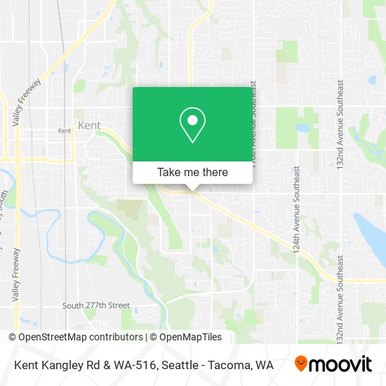 Mapa de Kent Kangley Rd & WA-516