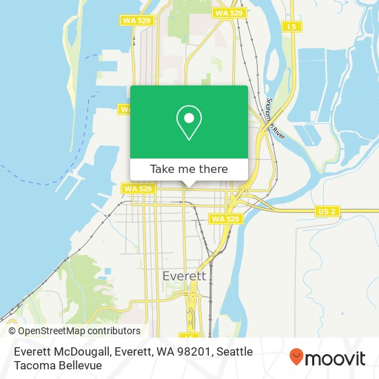 Everett McDougall, Everett, WA 98201 map
