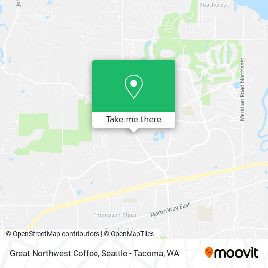 Great Northwest Coffee map