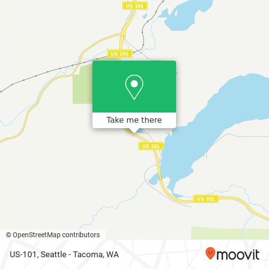 Mapa de US-101, Shelton, WA 98584