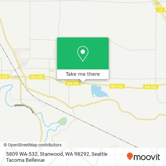 Mapa de 5809 WA-532, Stanwood, WA 98292