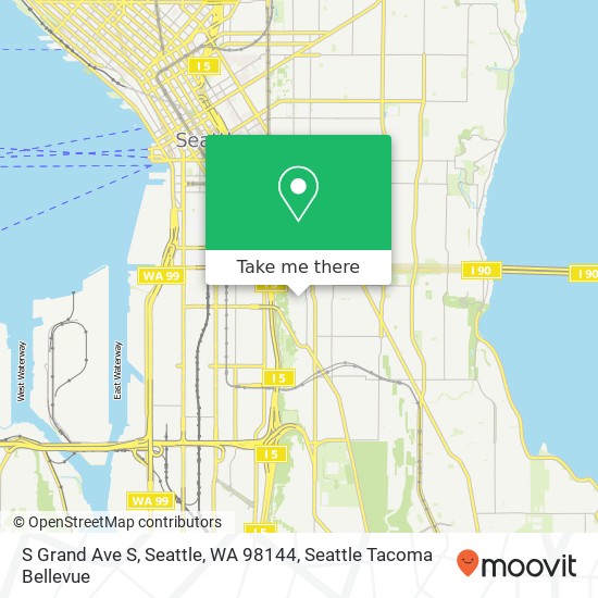 Mapa de S Grand Ave S, Seattle, WA 98144