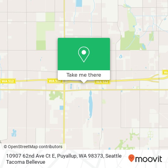 Mapa de 10907 62nd Ave Ct E, Puyallup, WA 98373