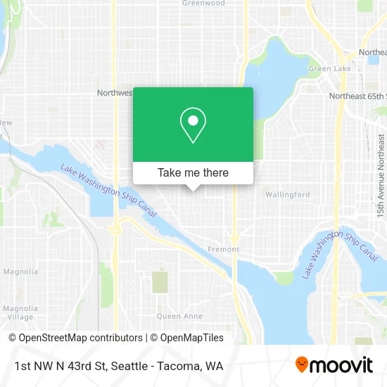 Mapa de 1st NW N 43rd St
