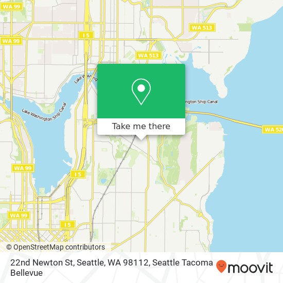 22nd Newton St, Seattle, WA 98112 map