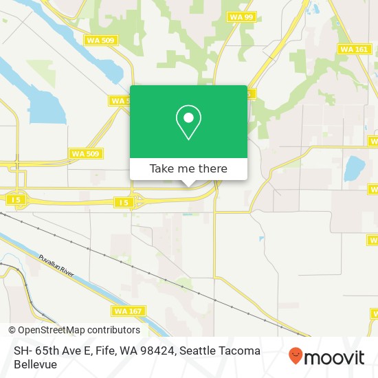 Mapa de SH- 65th Ave E, Fife, WA 98424