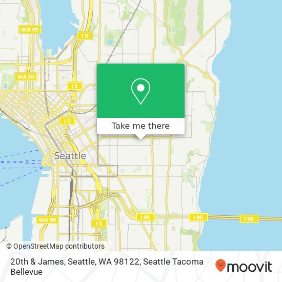 20th & James, Seattle, WA 98122 map