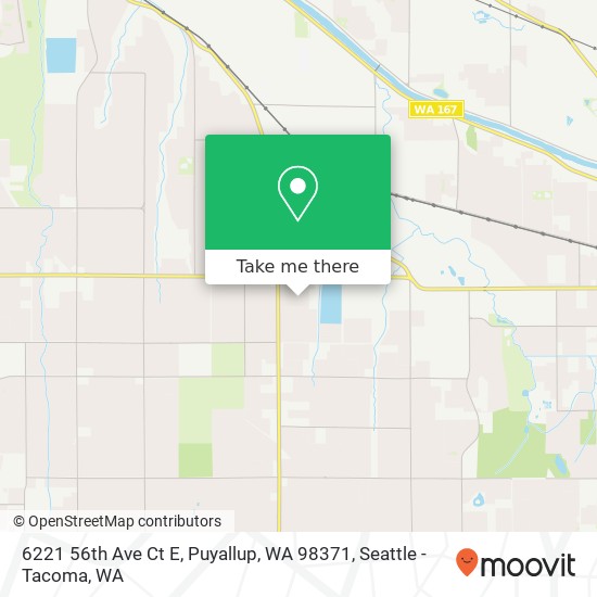 Mapa de 6221 56th Ave Ct E, Puyallup, WA 98371