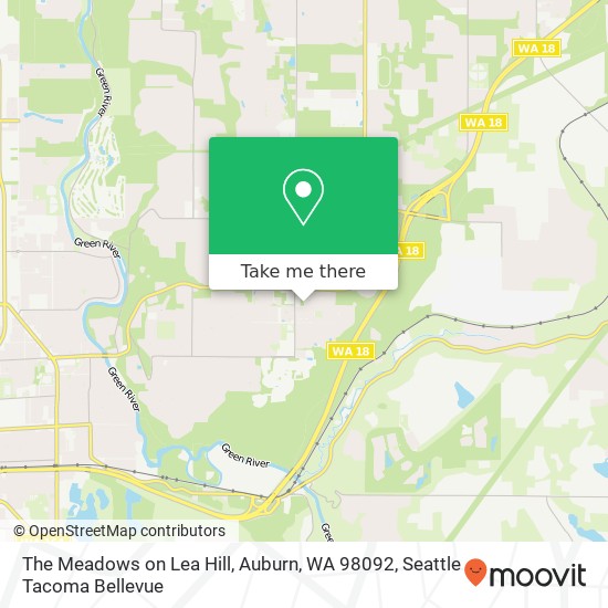 The Meadows on Lea Hill, Auburn, WA 98092 map