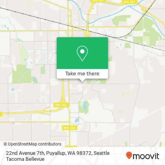 22nd Avenue 7th, Puyallup, WA 98372 map